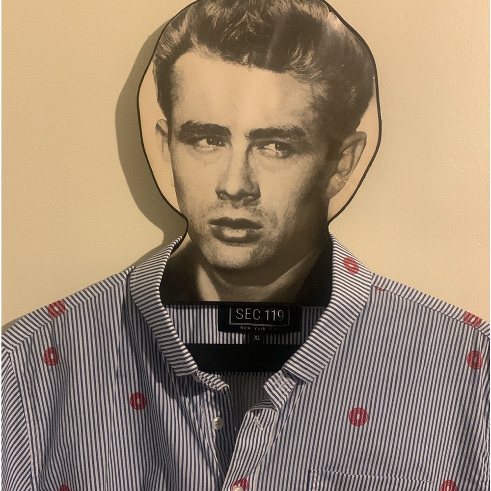 𝘕𝘞𝘖𝘛 𝗦𝗲𝗰.𝟭𝟭𝟵 𝙋𝙃𝙞𝙎𝙃 Designer Short Sleeve button down size XL